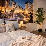 Luxus City Apartment Sauna Balkon Kueche Zentral