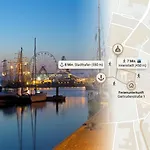 Luxus City Apartment Sauna Balkon Küche Zentral