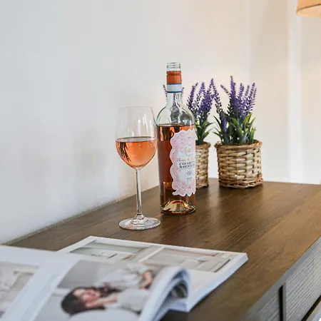Luxus Sauna Balkon Kueche Zentral Apartment Rostock