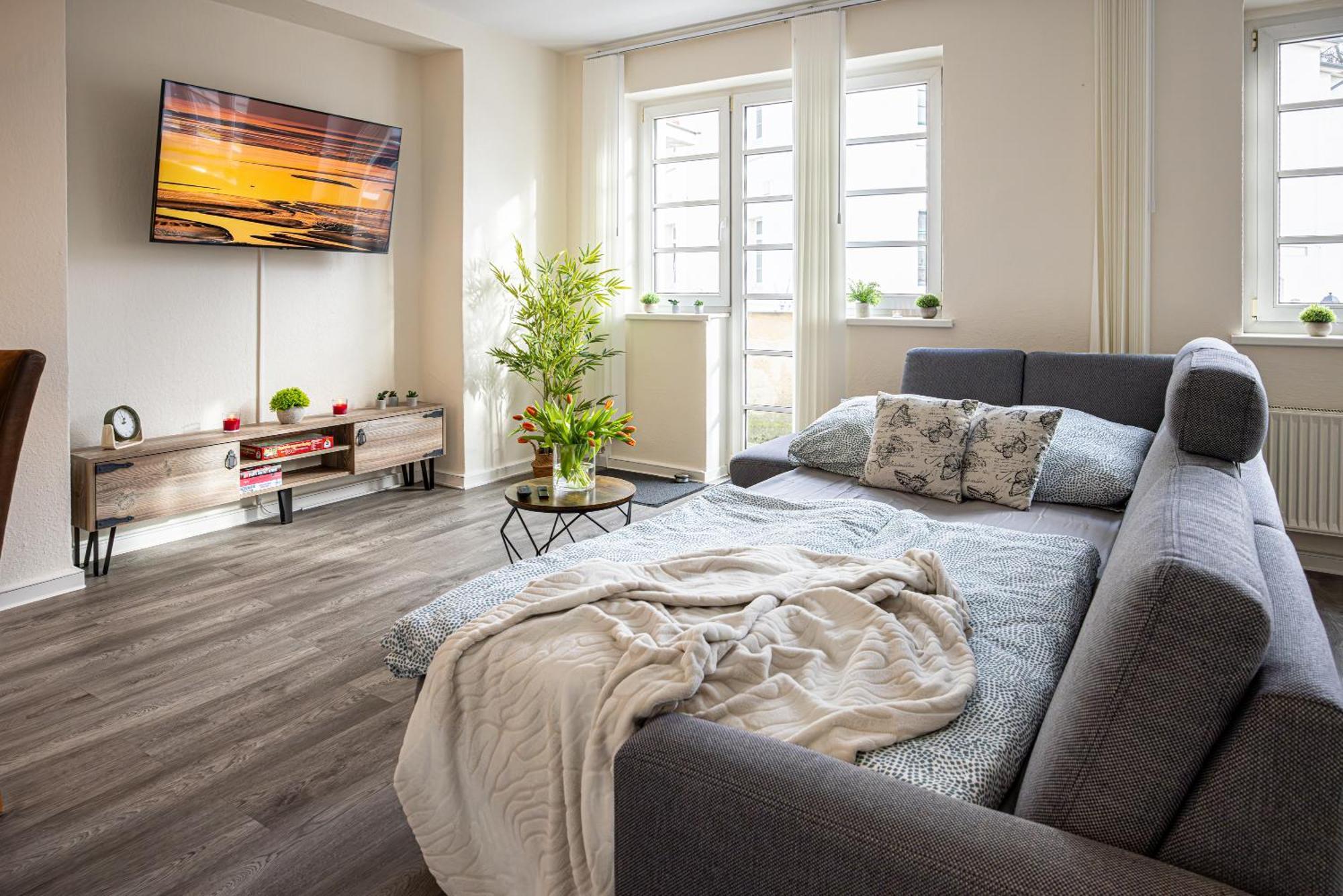 Luxus Sauna Balkon Küche Zentral Apartment