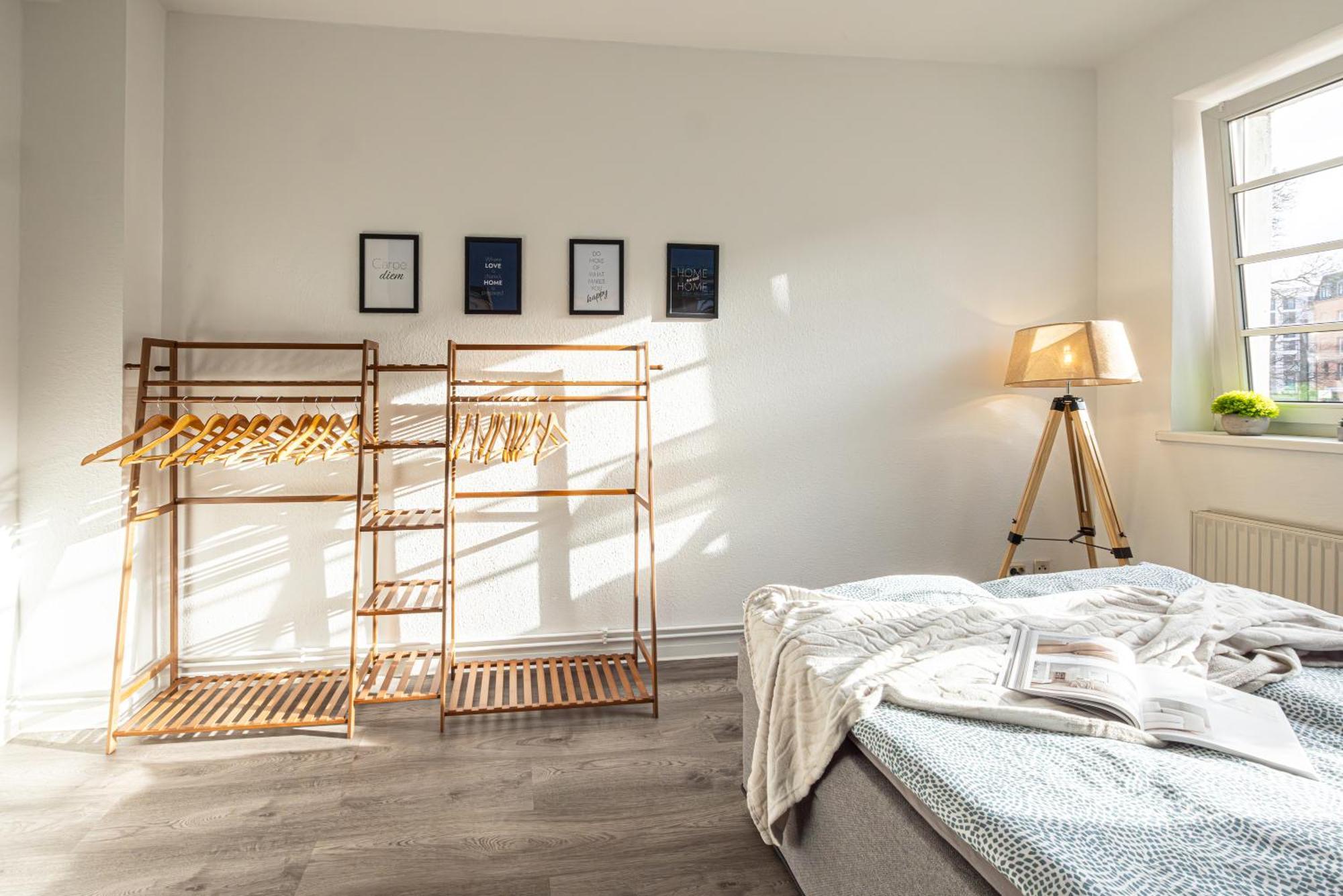 Apartment Luxus Sauna Balkon Küche Zentral Rostock