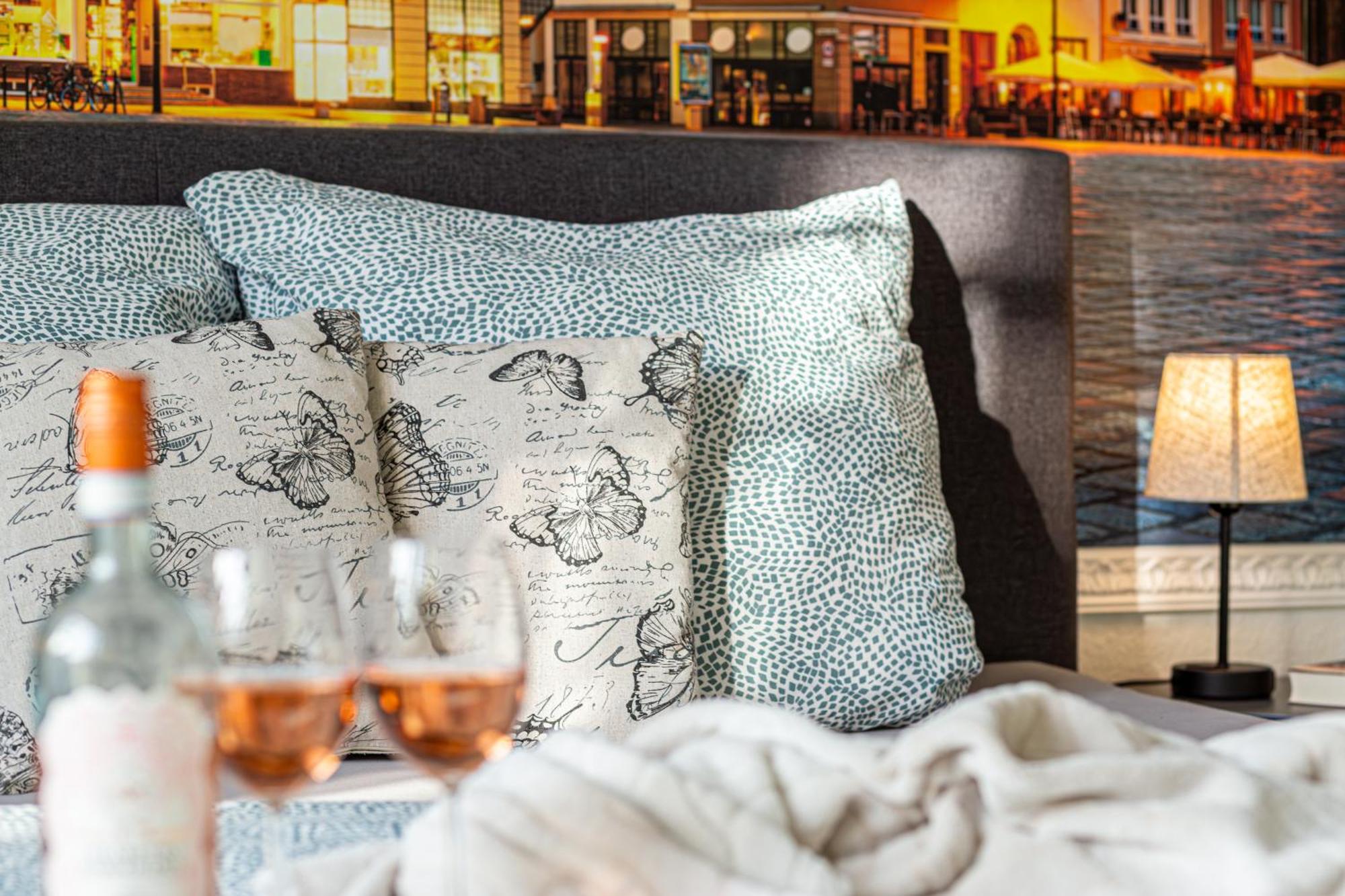 Luxus Sauna Balkon Küche Zentral Apartment Rostock