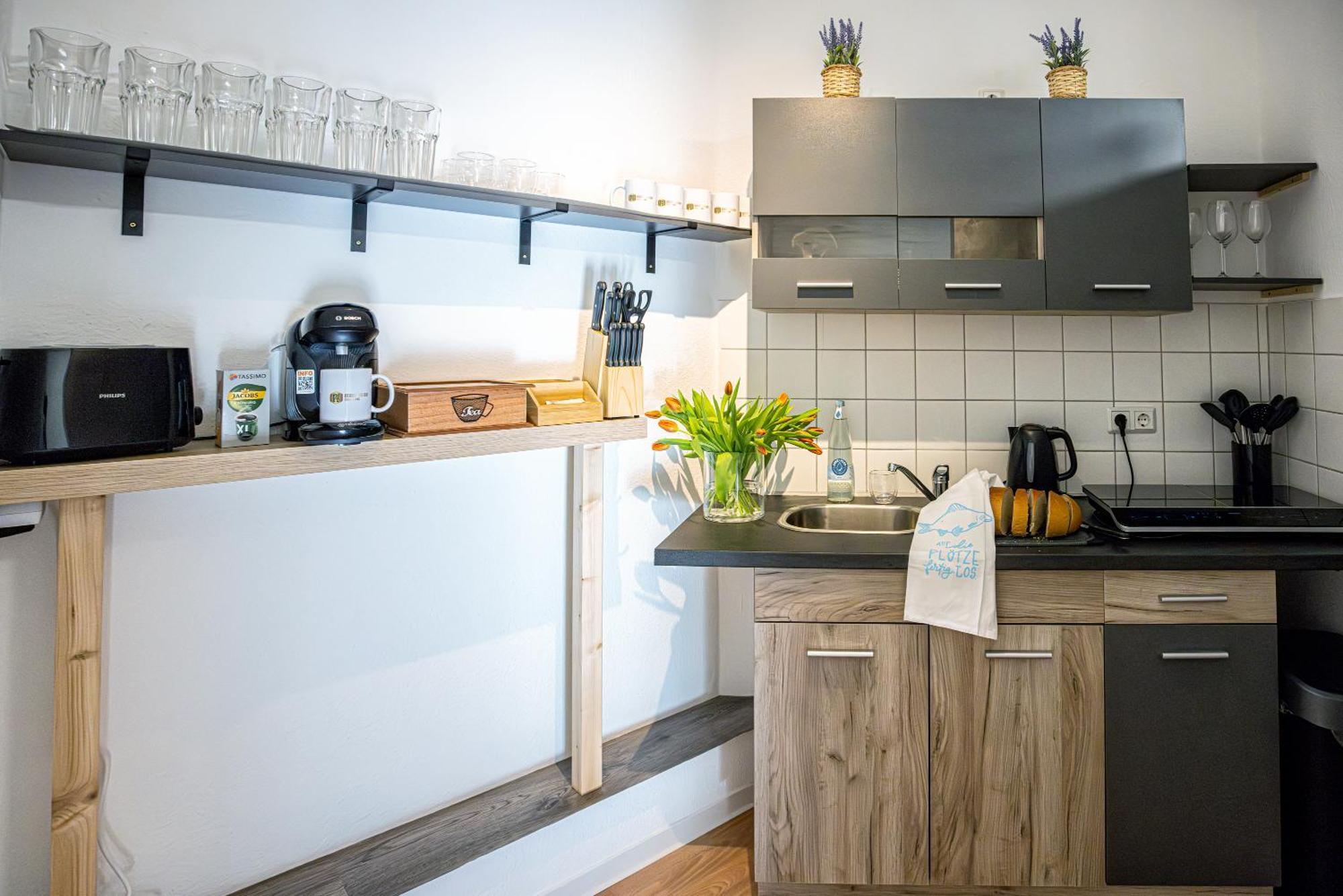 Apartment Luxus Sauna Balkon Küche Zentral *