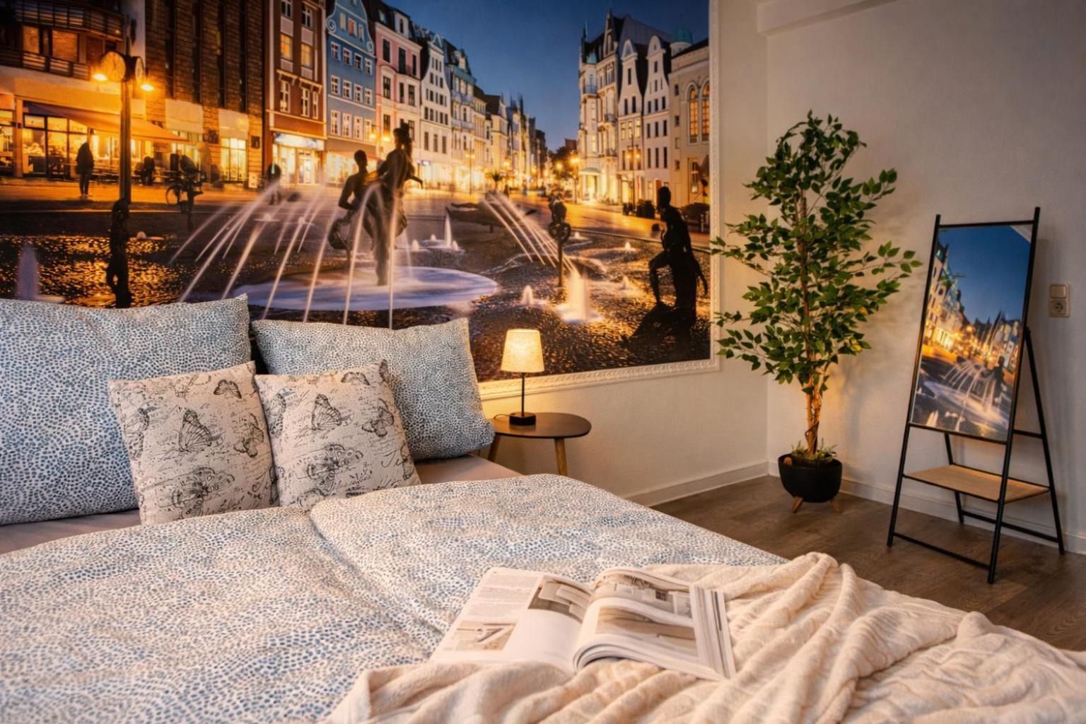 Luxus Sauna Balkon Küche Zentral * Rostock