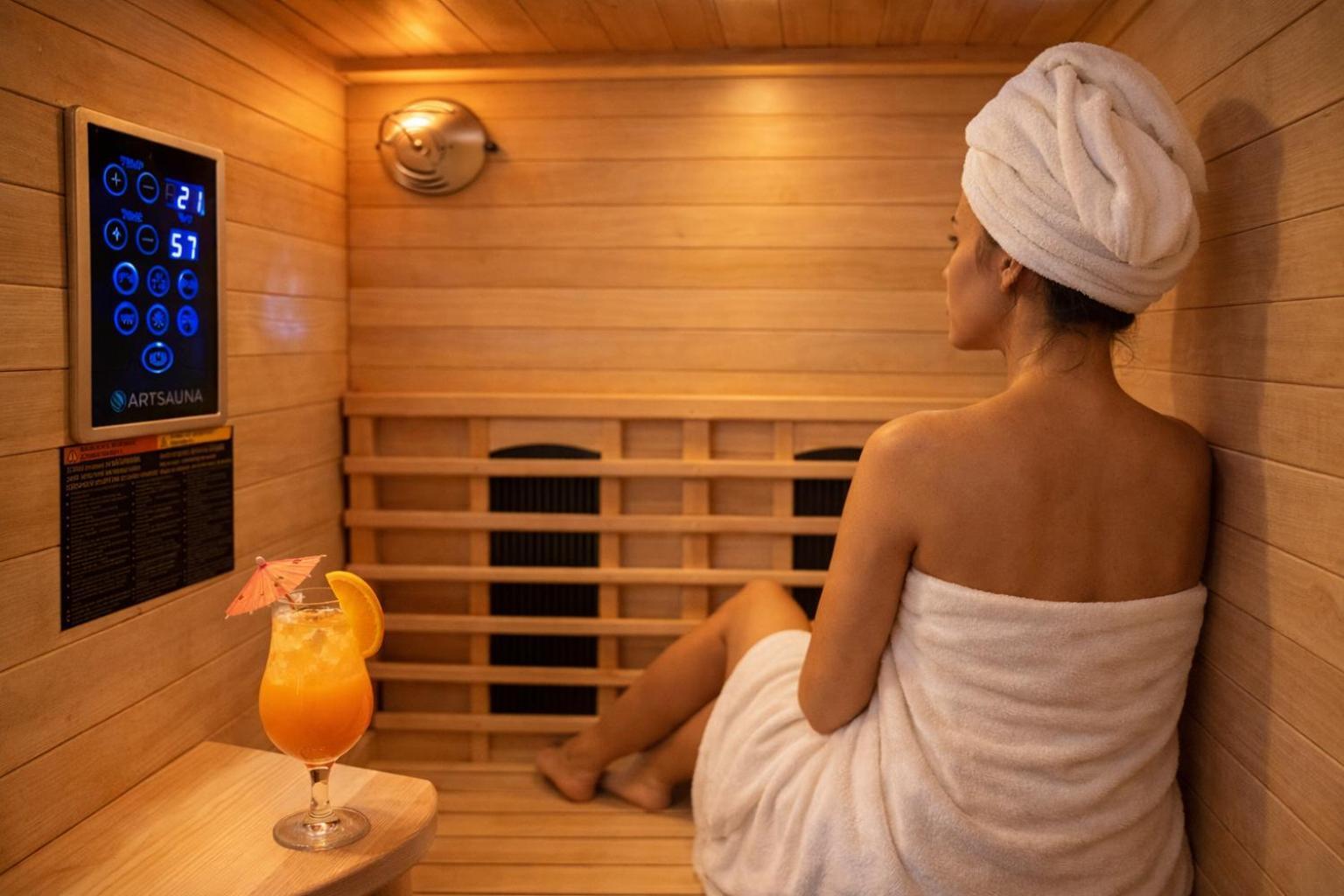 Apartment Luxus Sauna Balkon Küche Zentral *